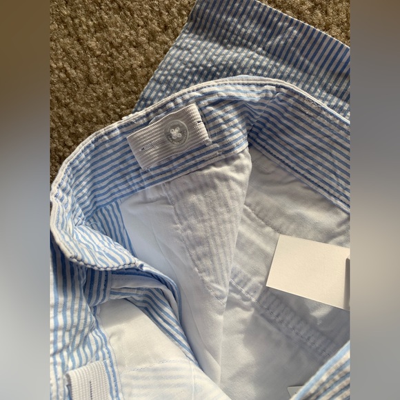 Janie and Jack kids boys STRIPED SEERSUCKER PANT - Picture 7 of 9